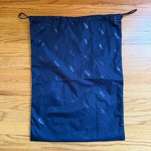 Away Travel Drawstring Bag Navy Logo Large Storage Laundry Pouch